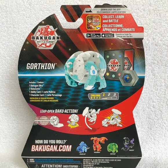 Sealed Bakugan Battle Planet Battle Brawlers (6045145) Gorthion Bakugan Ultra!! - Picture 3 of 4